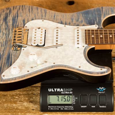 Suhr Standard Plus Trans Blue Denim/Slate Pau Ferro image 8