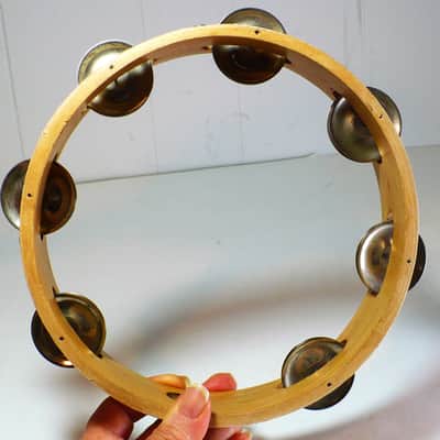 Ludwig 8" Wooden Tambourine / 1960's Vintage / Please Read! image 11