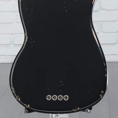 Fender Justin Meldal-Johnsen Road Worn Signature Mustang Bass 2019 - Present - Black image 4