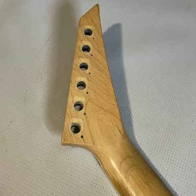 2000's Jackson Japan DKMGT Reverse Bound Piranha Teeth Guitar Neck Standard Nut 24 Fret (Repaired Tip) image 21