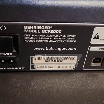 Behringer B-Control BCF2000 MIDI controllers in excellent condition image 11