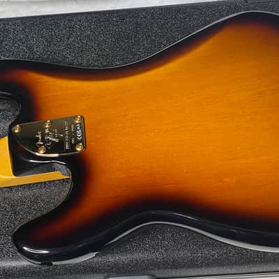 NEW! Fender 75th Anniversary American Professional PJ Bass - 2-Color Sunburst - Flame Top - 9.3lbs - Authorized Dealer - G06680 image 10