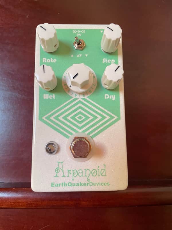 EarthQuaker Devices Arpanoid Polyphonic Pitch Arpeggiator - 2017 Green/White image 1