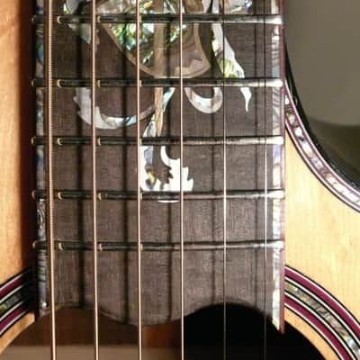 Warrior Acoustic Queen Anna Brazilian Grand Auditorium Cutaway  2000's Natural image 3