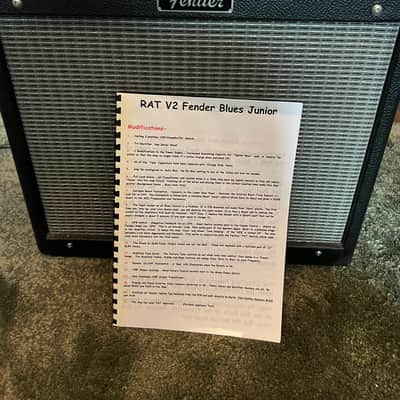 Fender Blues Junior III with RAT Modifications image 2