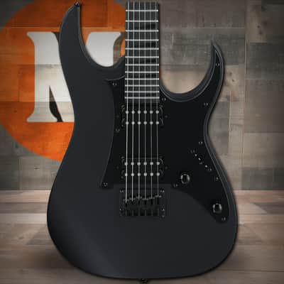 Ibanez GIO RG 6 String Electric Guitar - Black Flat (GRGR131EXBKF) image 1