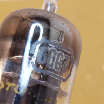 Tung-Sol 6CG7 tNOS AT1000 TESTED Vacuum Tube RARE triple mica dual triode 1956 image 6