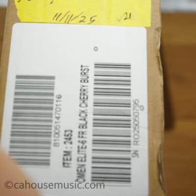 Schecter Omen Elite-6 FR - Black Cherry Burst image 16