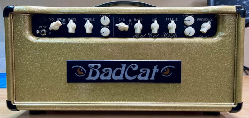 Bad Cat Hot Cat 30R - Custom Shop Gold Sparkle Cabinet