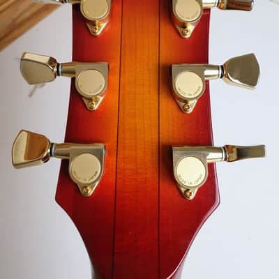 Greco LS-120 1988 - Cherry Sunburst- Gibson L-5S copy. MIJ image 18