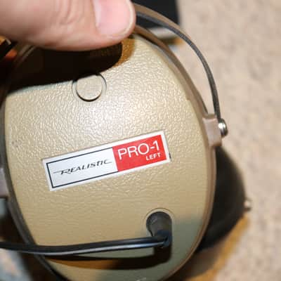 Vintage Realistic Pro Headphones image 6
