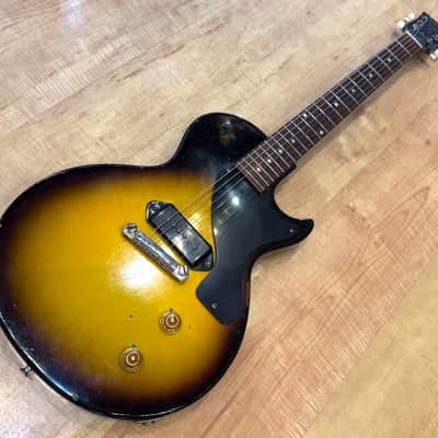 Gibson Les Paul Junior Model Solid Body Electric Guitar 1956 - Sunburst image 7