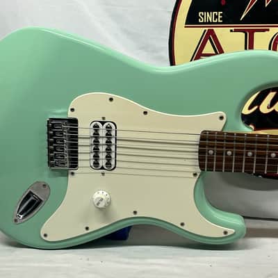 Squier Tom DeLonge Signature Stratocaster Strat Electric Guitar - Surfboard Green image 2