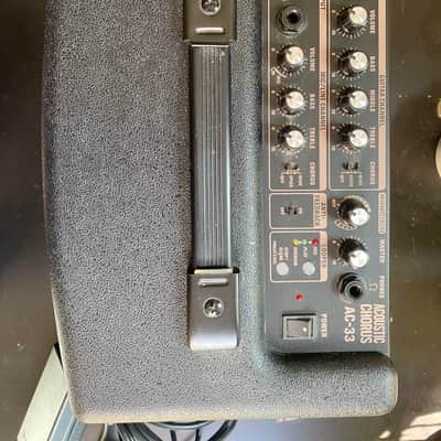 Roland AC-33 Acoustic Chorus 2-Channel 30-Watt 2x5" Acoustic Guitar Combo 2010 - Present - Black image 4