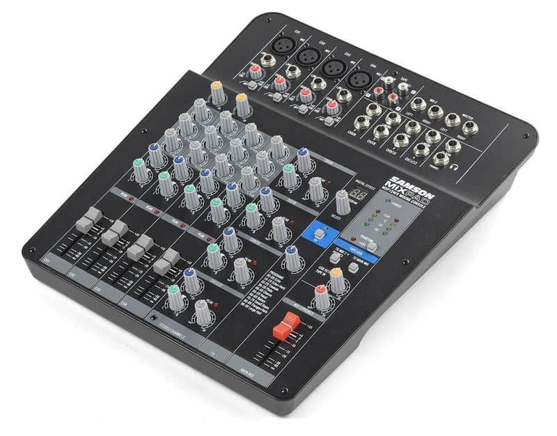 Samson MixPad MXP124FX Compact 12-Input Analog Mixer with FX & USB image 1