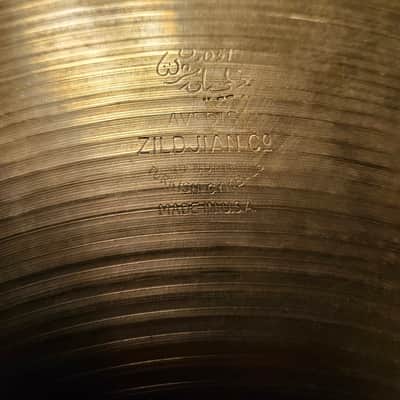 Zildjian 13" A. Zildjian Small Stamp 1957 - 1960 Thin Hats (624 & 753) image 3