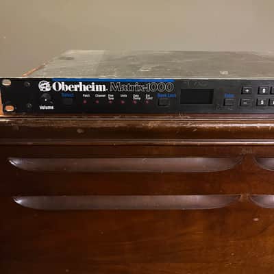 Oberheim Matrix 1000 Rackmount 6-Voice Synthesizer 1987 - Black image 3