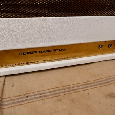 Marshall Super Bass 100W 1970/71 - White Tolex image 10