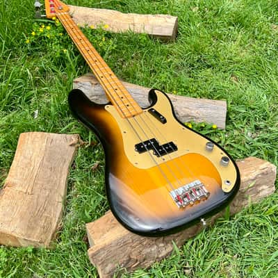 Vintage Fender Fullerton 1982 -1957 Reissue Precision Bass 1st Year image 7