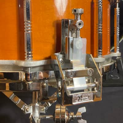 Steve Ferrone's Tom Petty and The Heartbreakers, 1990s Pearl - 6.5x14" CL-8114D Free Floating Maple Snare, Signed! image 15