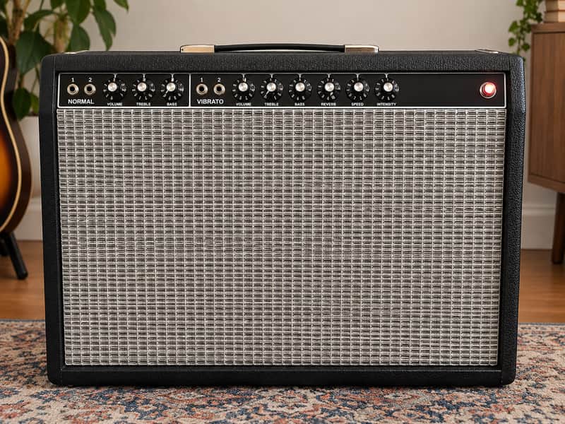 Mojotone Blackface Deluxe Reverb Handwired Tube Amp – Fresh Tung-Sol Tube Set image 1