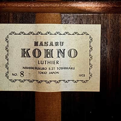 Masaru Kohno No.8 - 1973 - Classical Guitar - Very Good image 24