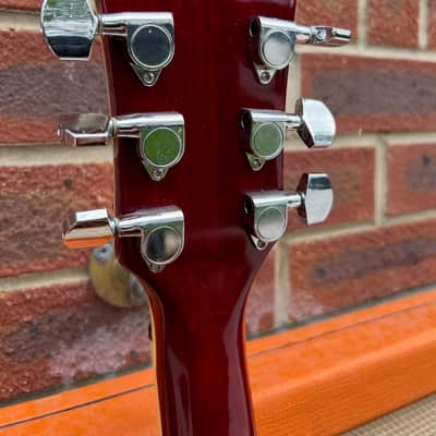 Vintage Hohner Professional L59 Les Paul Custom Sunburst Left Handed Guitar image 10