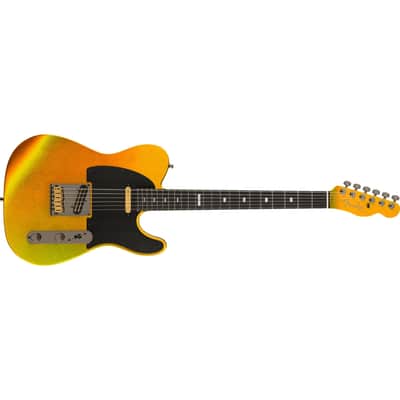 Fender 75th Anniversary Ultra II Telecaster Ebony Liquid Gold image 2