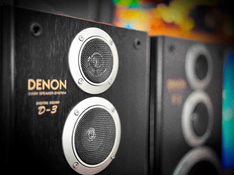 DENON D-3 (USC-3) 💥RaRe💥 Collector's Vintage Stereo Bookshelf Speakers image 1