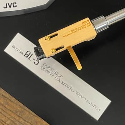 JVC QL-5 Quartz locked direct drive turntable w/Grado cartridge w/original box, manual and packing image 5