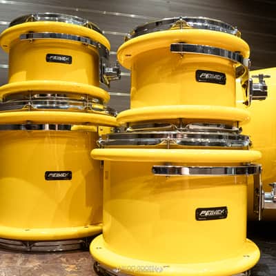 1994 Peavey RBS-1 5-Piece Shell Pack - Gloss Yellow image 2