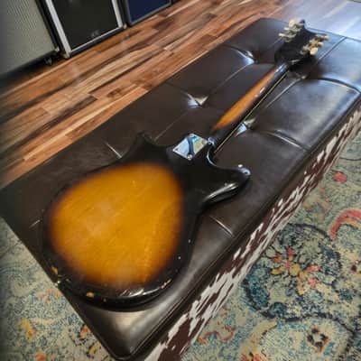 1963 Kawai Crown Solidbody Electric - Japan - Sunburst image 11