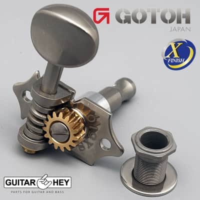 NEW GOTOH SXN510-05M Premium Guitar Tuners Set 15:1 Ratio 3x3 ANTIQUE X-NICKEL