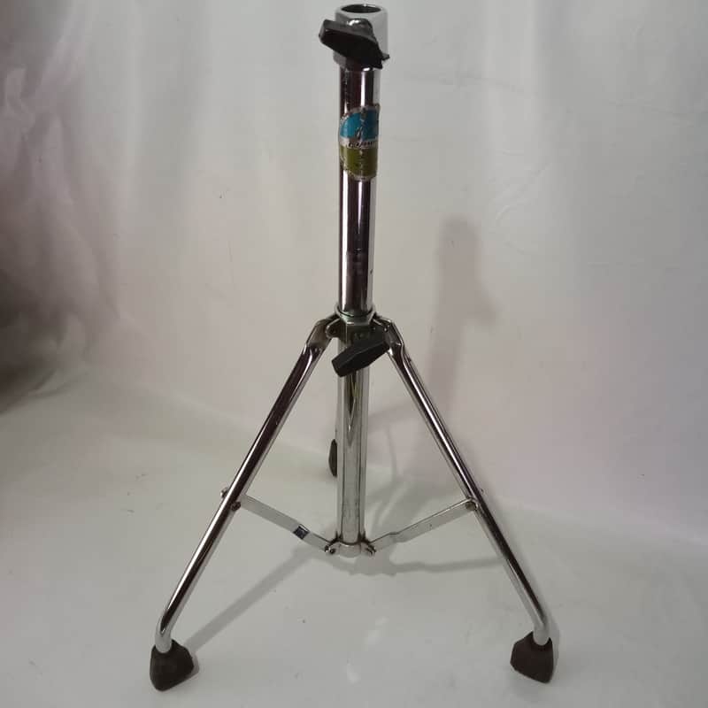 Ludwig Double Tom Drum Stand Holder Tripod Base Hercules Vintage 70s Blue/Olive image 1