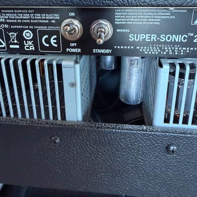 Fender Super-Sonic 22 2-Channel 22-Watt 1x12" Guitar Combo 2010 - Present - Black image 18