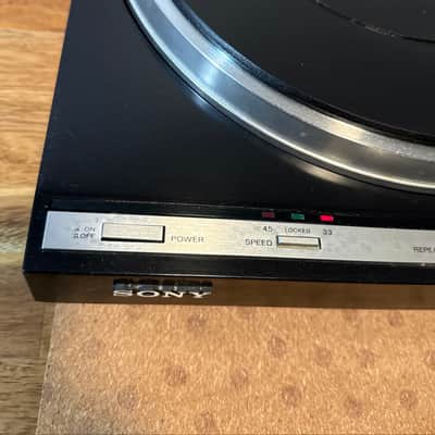 Sony PS X55s Vintage Stereo Black  Turntable 800114 Made In Japan Platter toneArm image 2