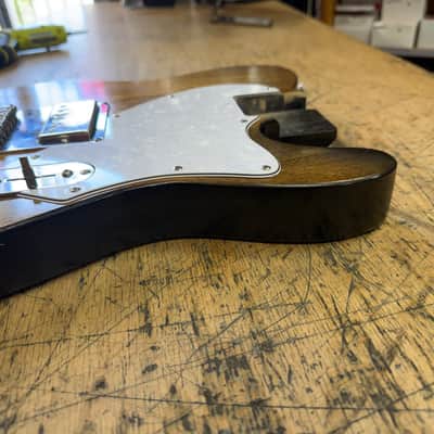 Custom Telecaster Tele Electric Guitar Loaded Body with Seymour Duncan TB-APH1B Alnico II Pro Trembucker Pickup image 6