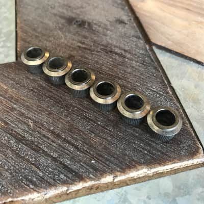 Real Life Relics Kluson Fender®  Adapter Conversion Bushings Aged Nickel 10.5mm OD MBCF65N    [AA2] image 1