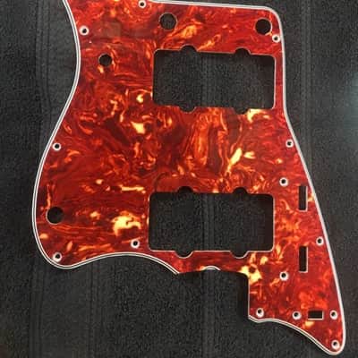 Jazzmaster Shielded Pickguard - Red Tortoise Shell - Fully Copper Shielded image 4