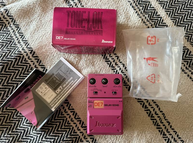 Ibanez DE-7 Limited Edition 2000s - Pink Bild 1
