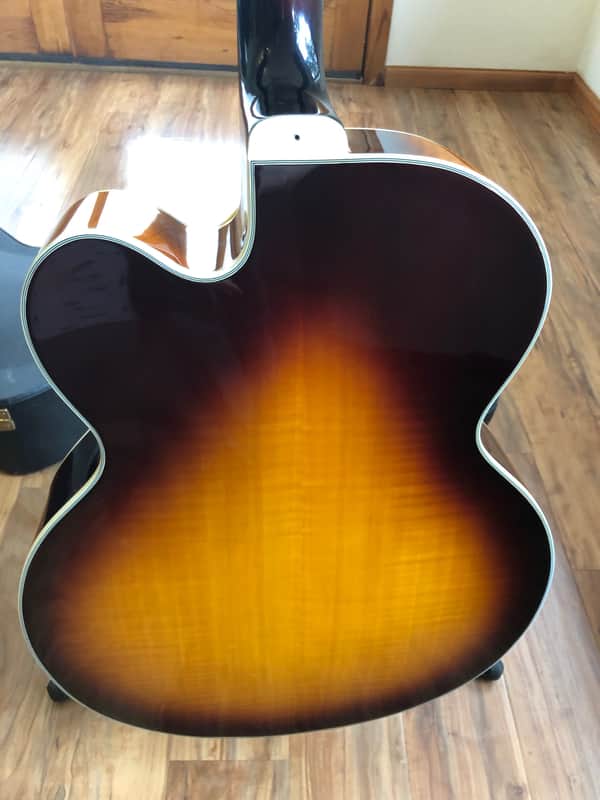 Washburn J-10 Orleans Hollowbody Jazz Guitar Sunburst w Original