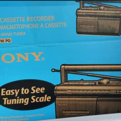 Sony CFM -20 Rare Vintage Recorder Portable Cassette Radio 🔥 NOS Japan Retro image 12