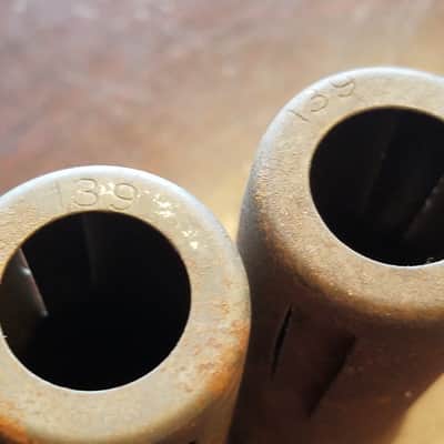 Cinch Pair (2) Tube Shields 12AX7 9-pin 4-Pinch 450-139 Vintage Vacuum 1950s-1960s image 6