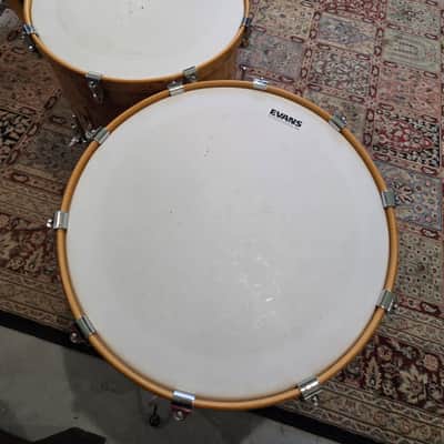 Yamaha Stage Custom/Beech Custom 4 Piece Shell Pack 14x12, 18x16, 20x18, 24x15 - Mapa Burl Veneer (C013-85) image 12