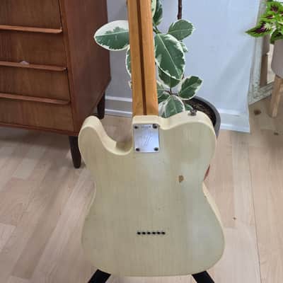 1969 Fender Telecaster Thinline Natural Ash Blonde 60s ARTIST OWNED STAGE PLAYED Road Worn Heavy Relic Aged American Vintage 1960's USA Tele Guitar image 7