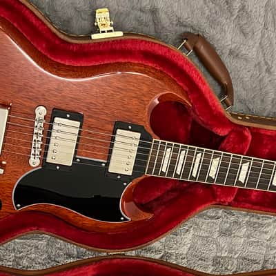 Gibson '61 SG / Les Paul 2021 Reissue with Sideways Vibrola - Heritage Cherry image 1