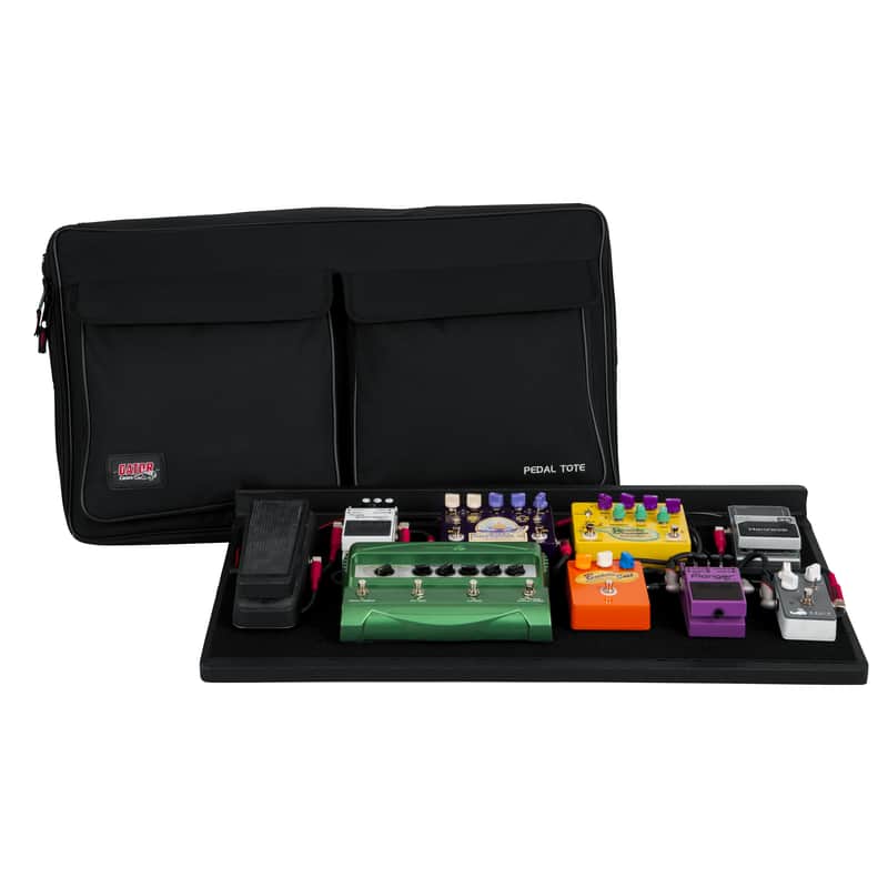 B-Stock Gator Cases Pro Size Wood Pedal Board with Built-in 9V and 18V Multi-Output DC Power Source & Nylon Carry Bag | 30 x 16" (GPTPROPWR) image 1