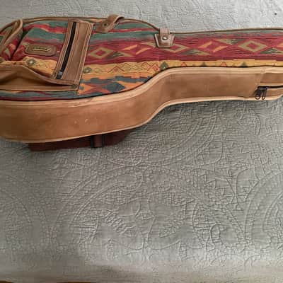 Levy's Small Gig Bag 2000s - Natural Leather/Tapestry image 4