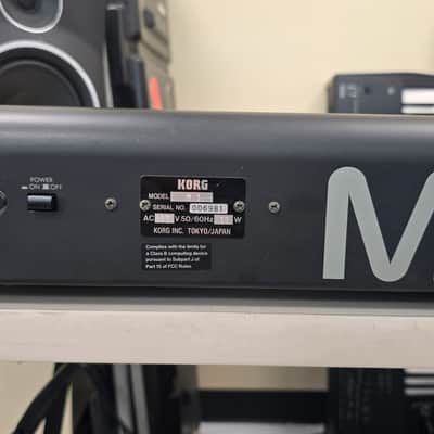 Korg M1 EX with Blue LCD upgrade & Gig Bag image 9