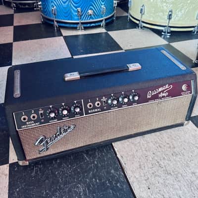 Fender AB165 Bassman “Black Panel” Tube Amp head AB165 Mid-1960s image 3